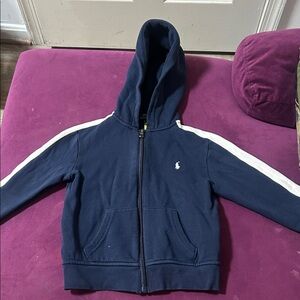 Polo by Ralph Lauren Kids Hoodie in Navy with White Accents